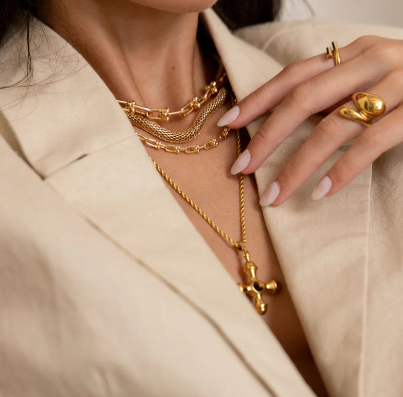 JOIE CROSS NECKLACE