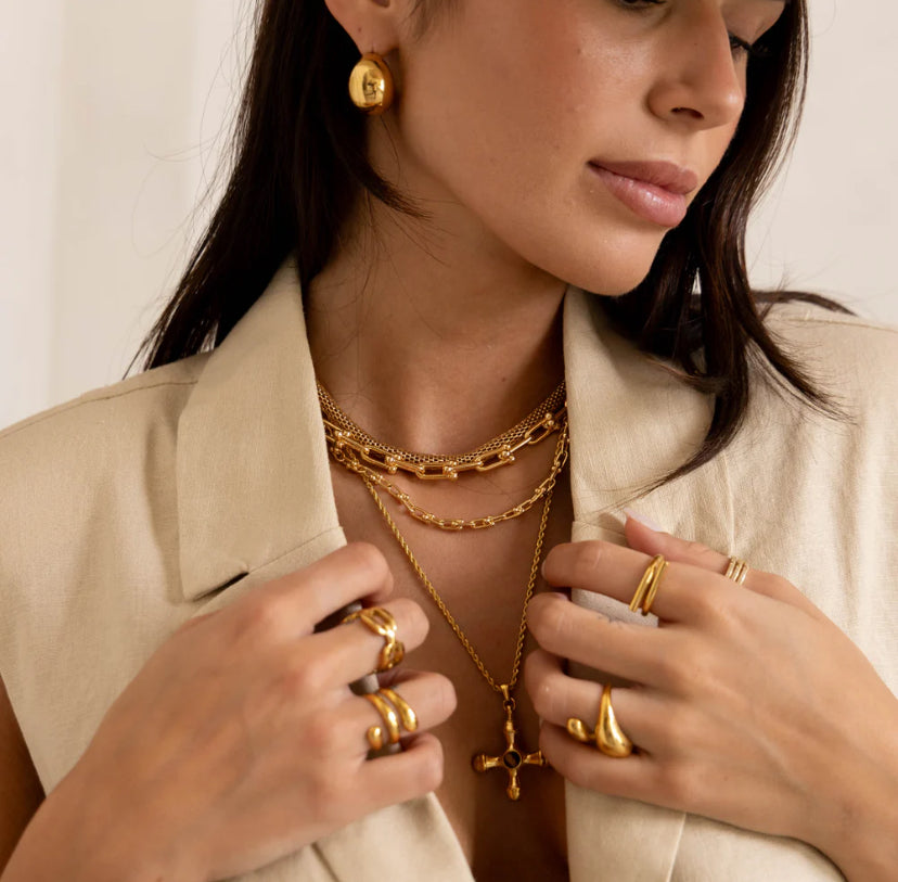 JOIE CROSS NECKLACE
