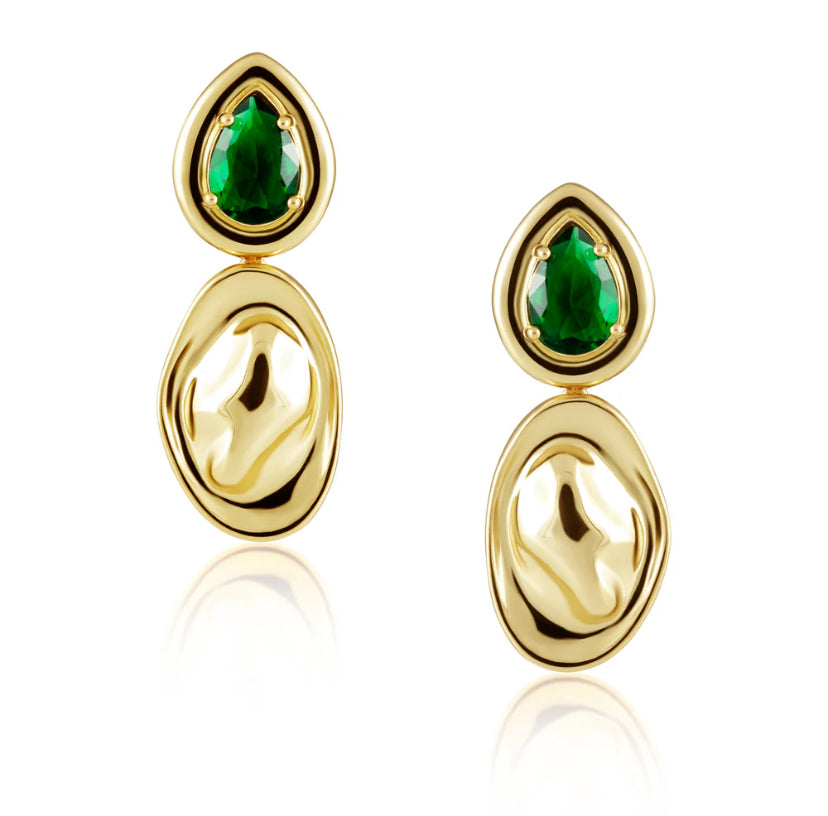 MASIE EMERALD EARRING